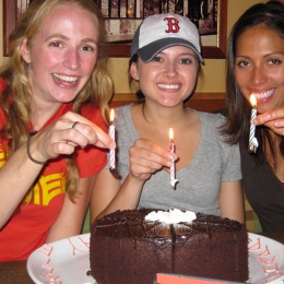  Lab Outing at Bertucci’s - Lydia, Natalie, Alex - July 15, 2010 